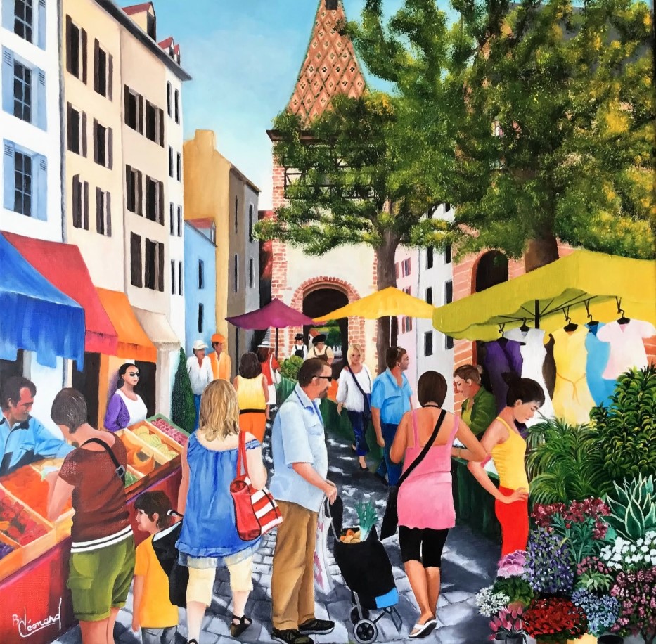 Marché à Bergheim
